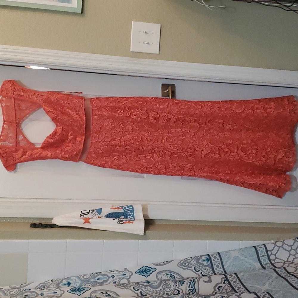 Sexy lace mermaid style maxi dress